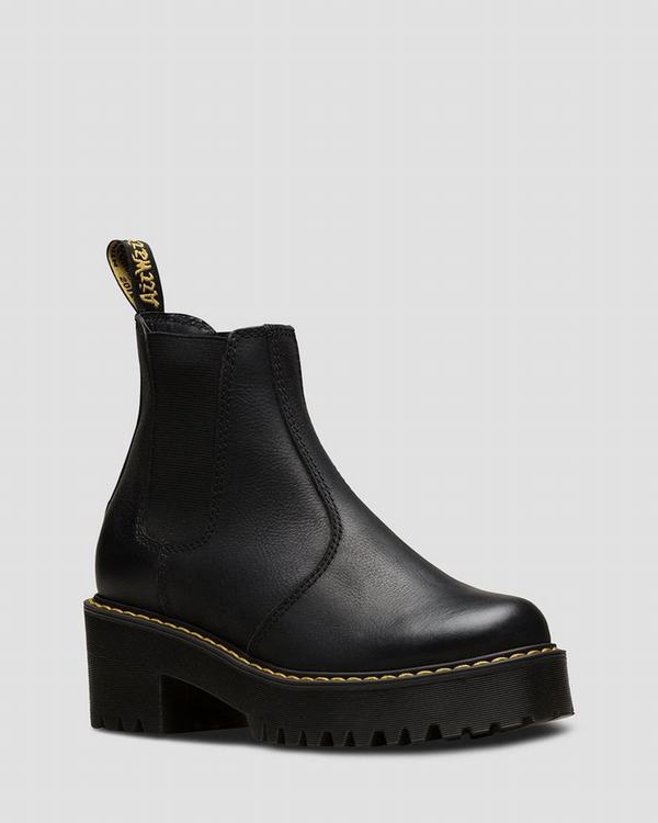 Dr Martens Dámské Chelsea Boty Rometty Černé, CZ-924053